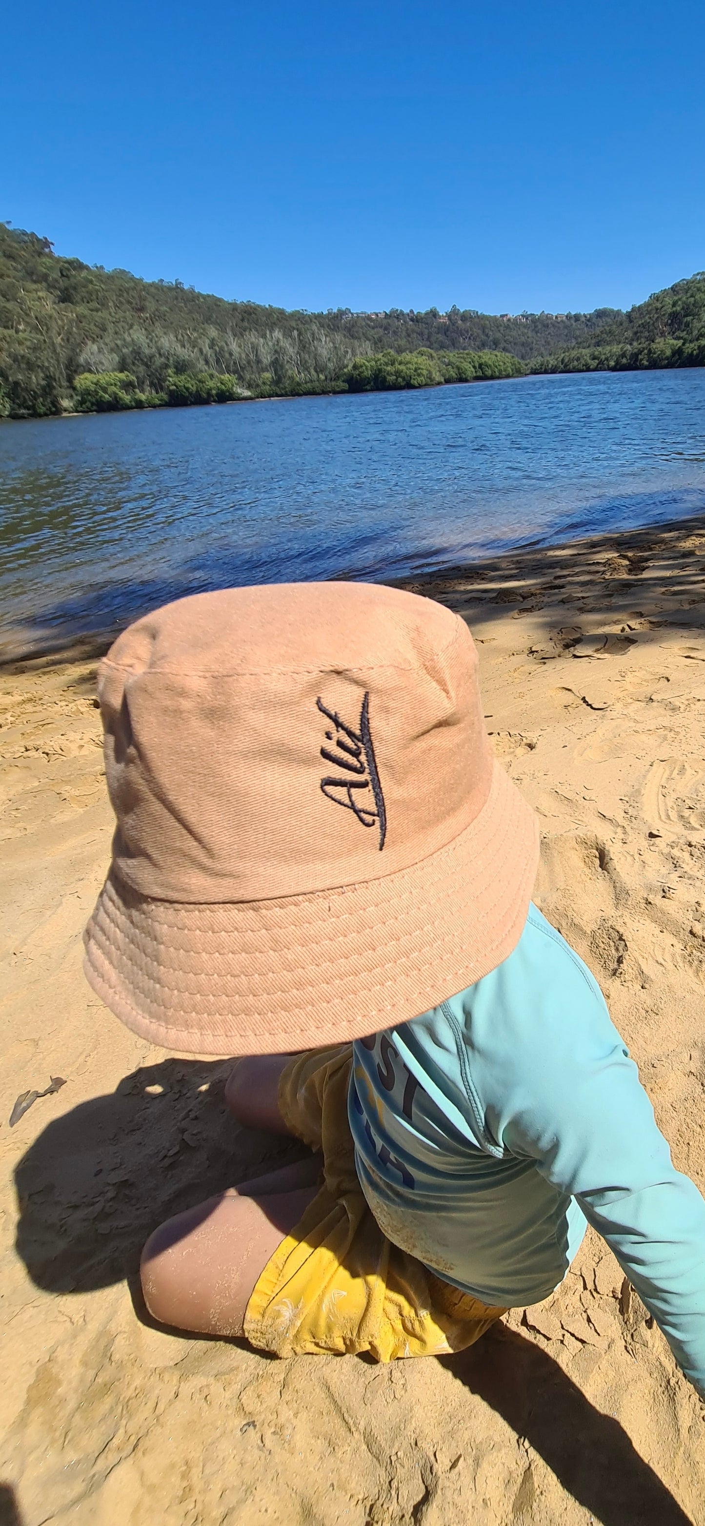 Mini Wanderer Beige - Kids Bucket hat