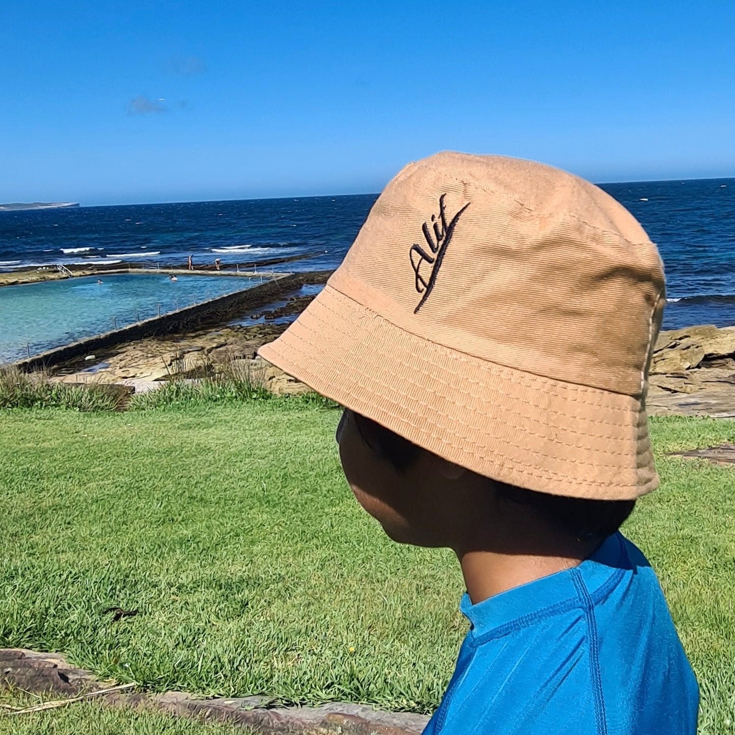 Mini Wanderer Beige - Kids Bucket hat