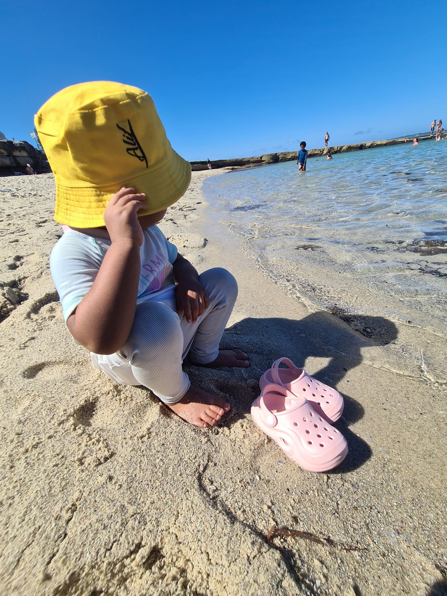 Mini Wanderer Beige - Kids Bucket hat