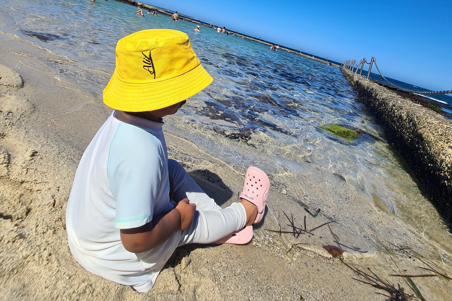 Mini Wanderer Beige - Kids Bucket hat